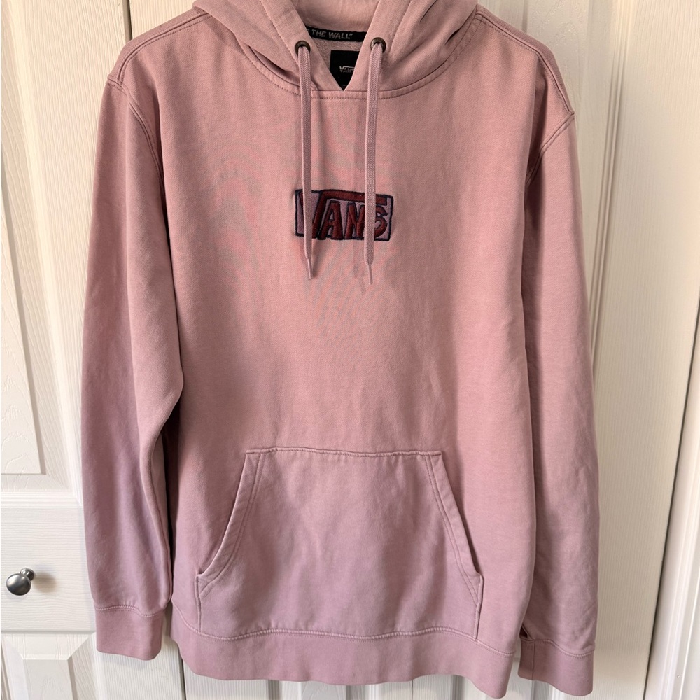 Vans Men's Light Mauve Logo Pullover Hoodie
